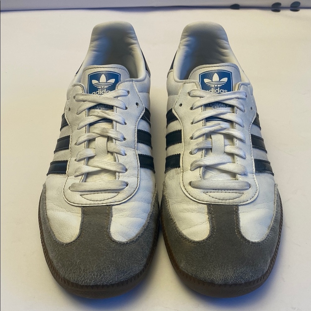adidas Originals White and Gray Sneakers